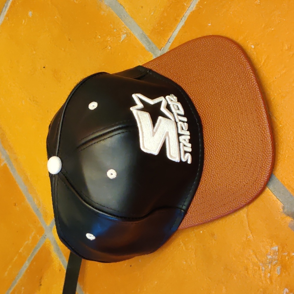 Leather Starter Baseball Hat - image 1